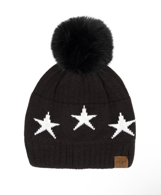 Star Pom Beanie