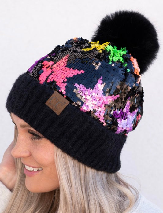 Star Pom Beanie