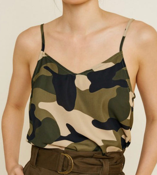 Camo Basic Top