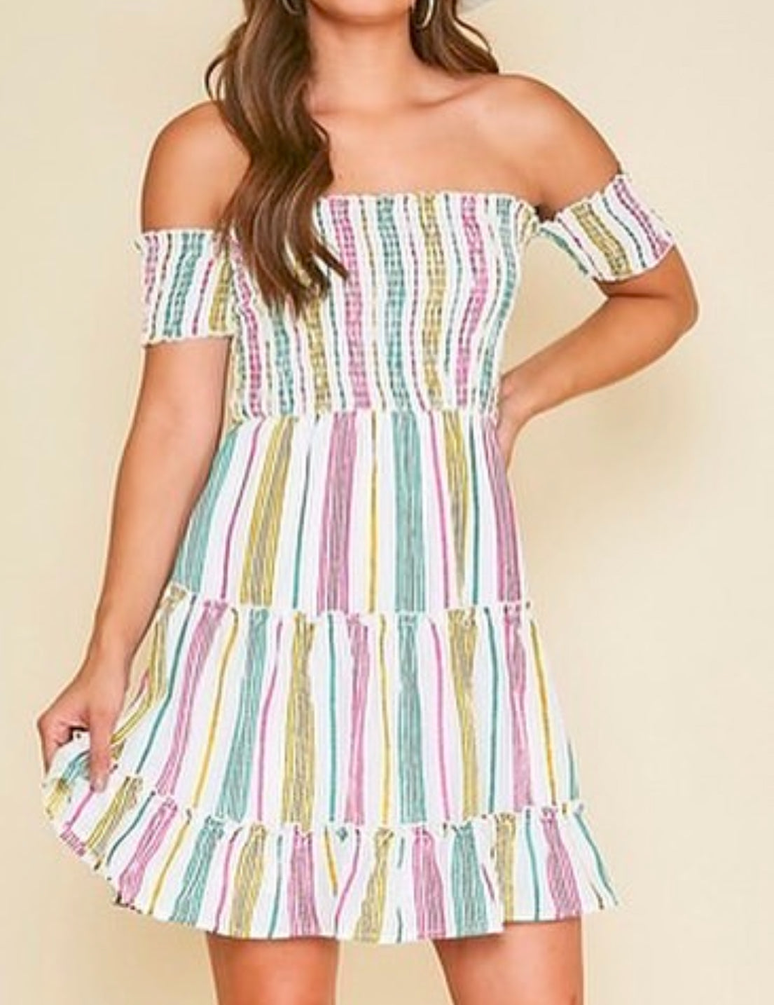 Stripe Rainbow Dress