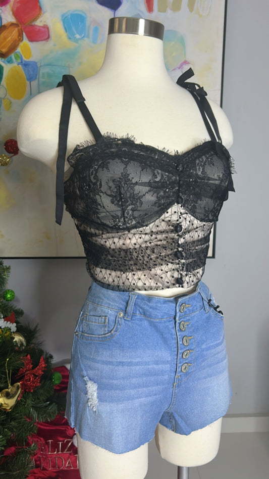 Lace Crop Top